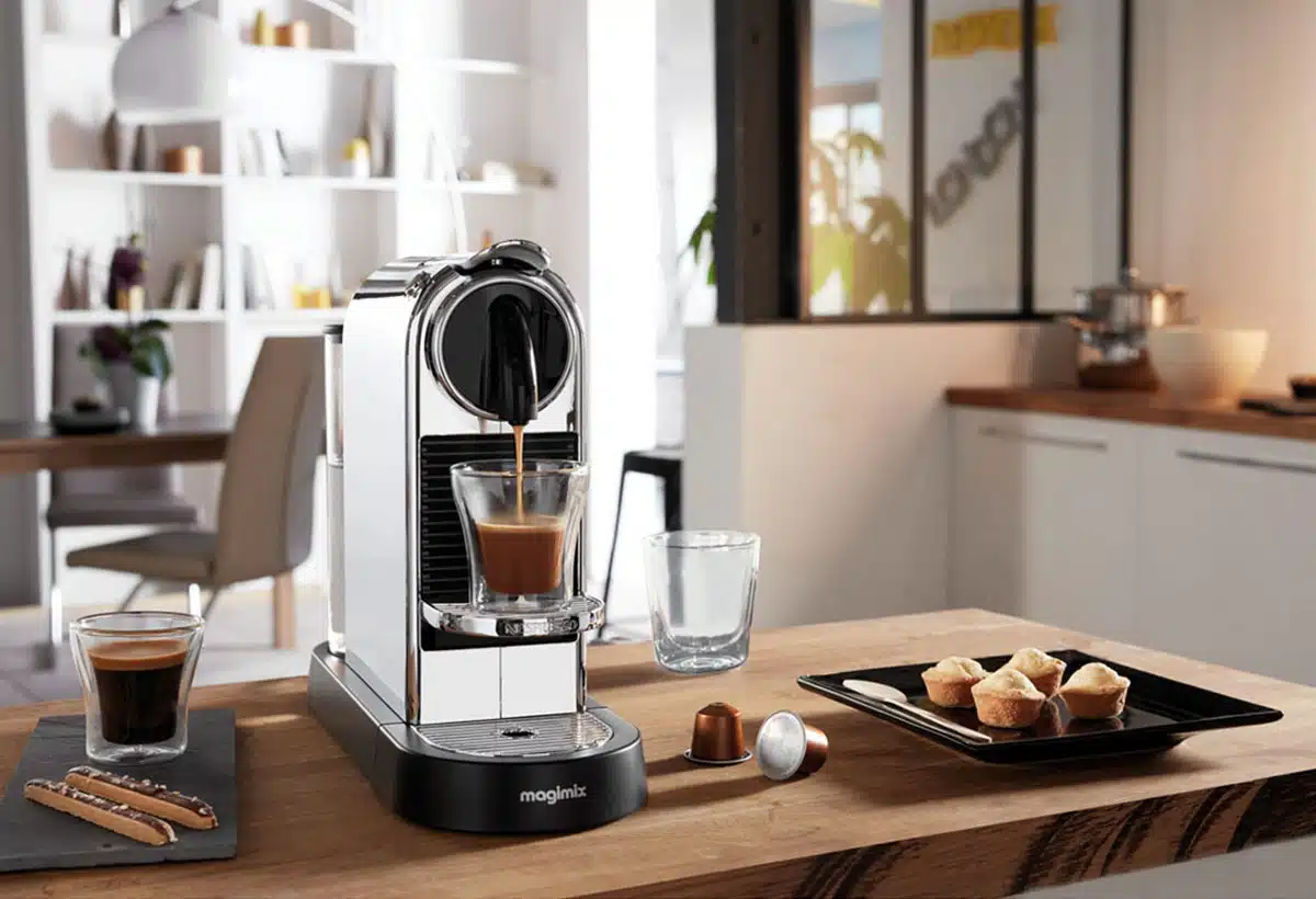 Considérer les fonctions de la machine à expresso