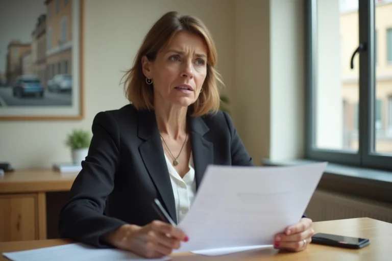Femme d affaires en réunion à Bordeaux